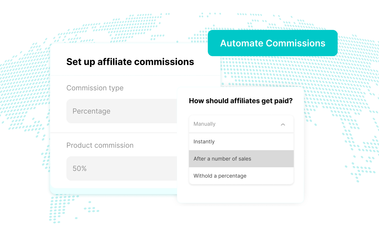 Built-In Affiliate Management