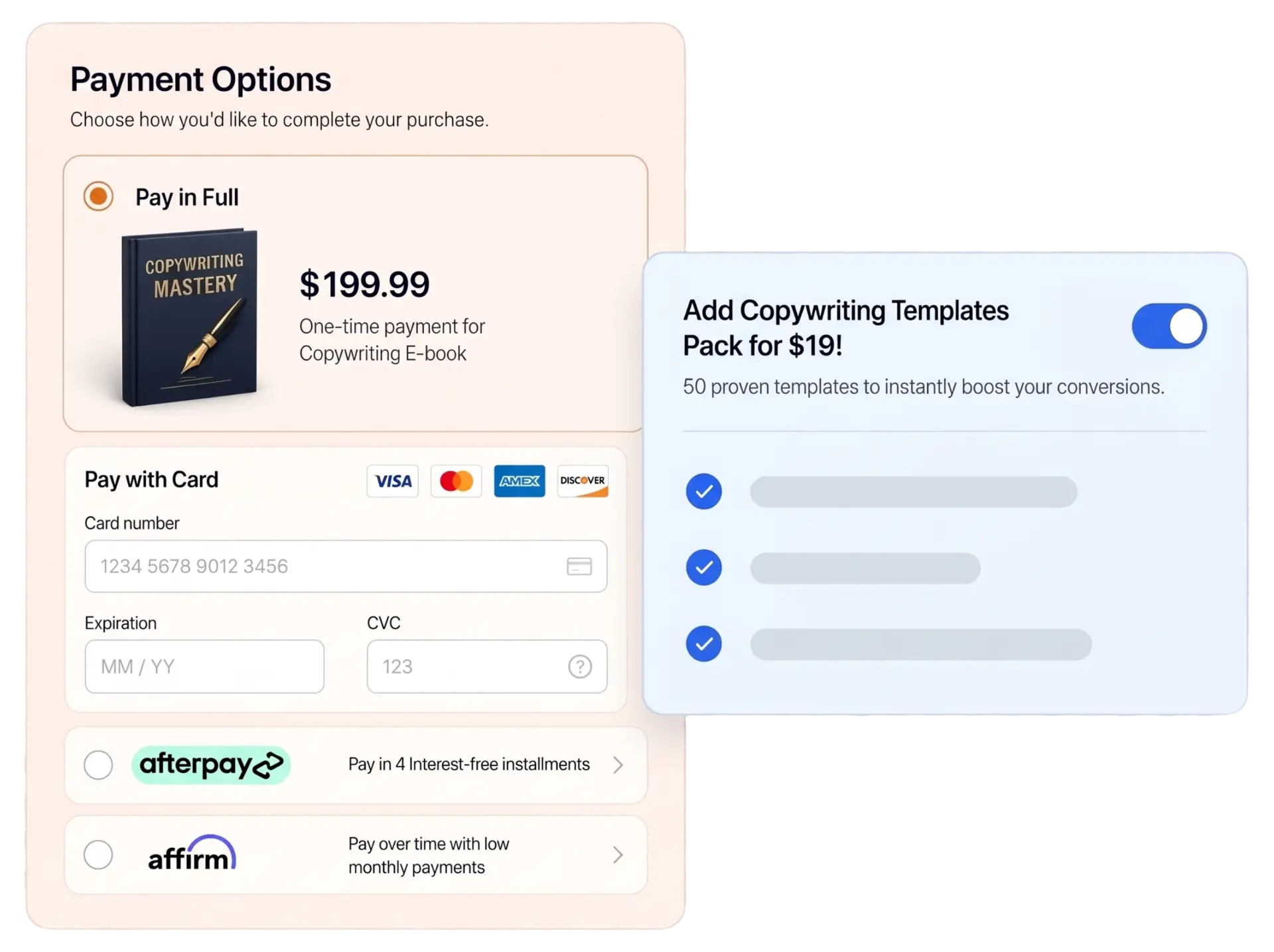 Digital Products example
