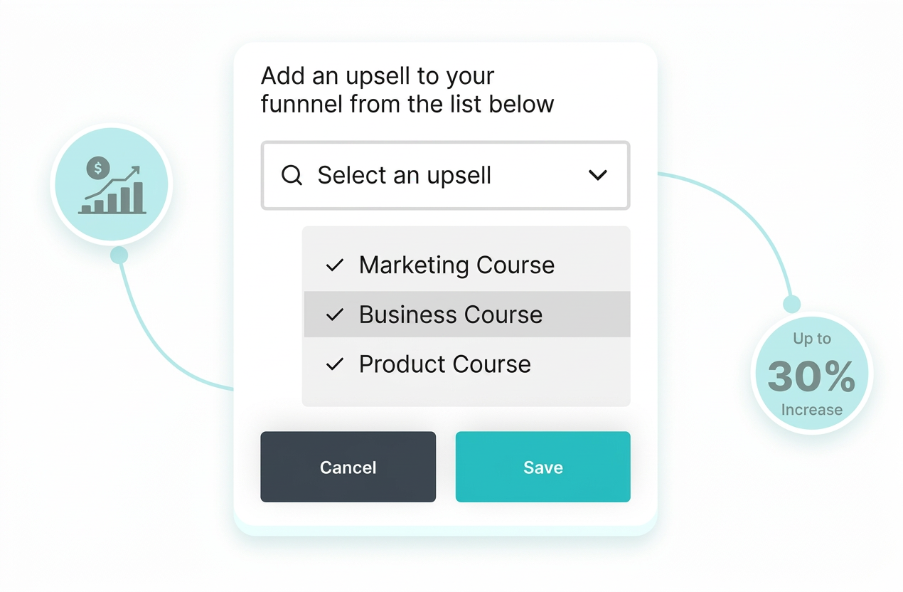 One-Click Upsells/Downsells