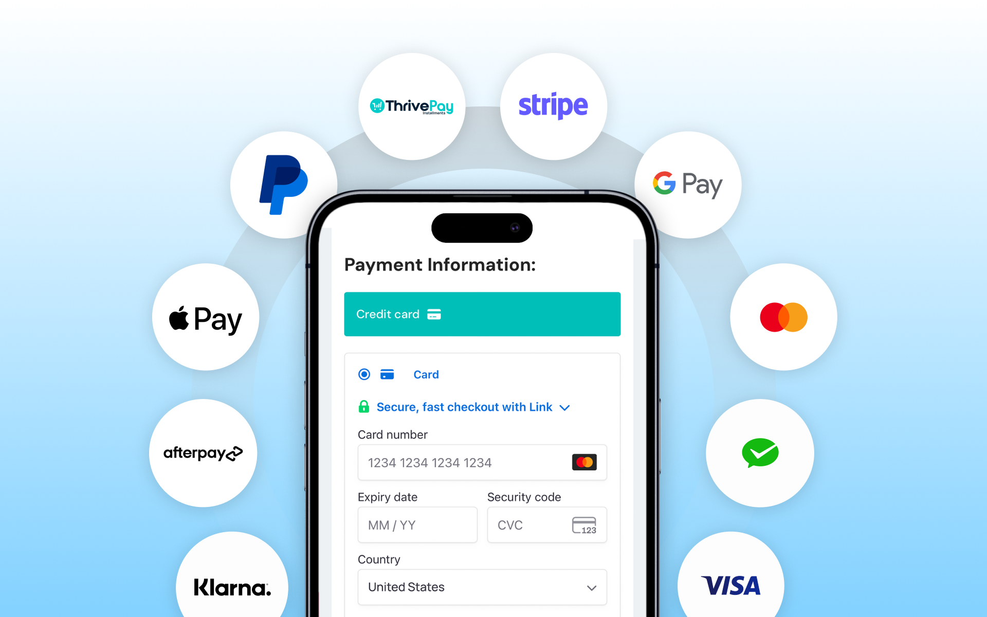 Flexible and split payment options example