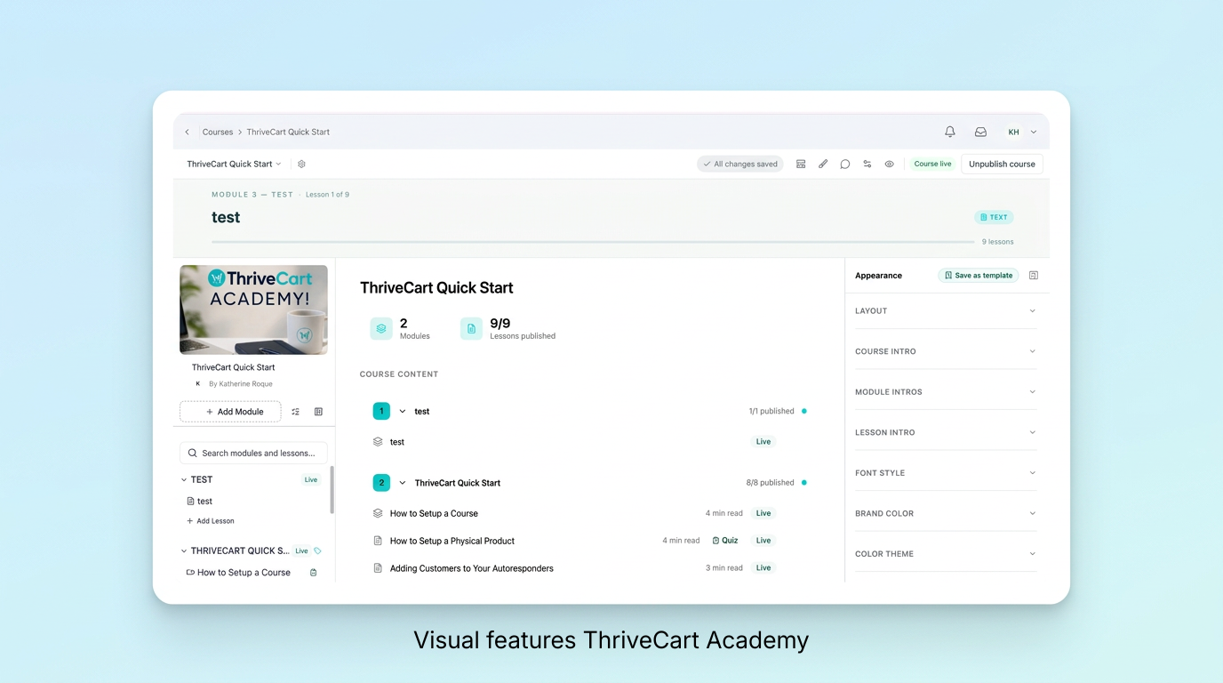 Course and community example